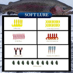 HungryFish Complete Fishing Tackle Kit with 120 Pieces