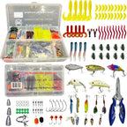 HungryFish Complete Fishing Tackle Kit with 120 Pieces