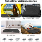 Thicken Backseat SUV/Car/Truck Air Mattress Air Bed Inflatable SUV Truck Mattress -35.4'' Width/Black