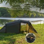 YOUSKY Tunnel Tent Outdoor Camping Supplies Equipment Folding Portable Thickened Camping Family Tent