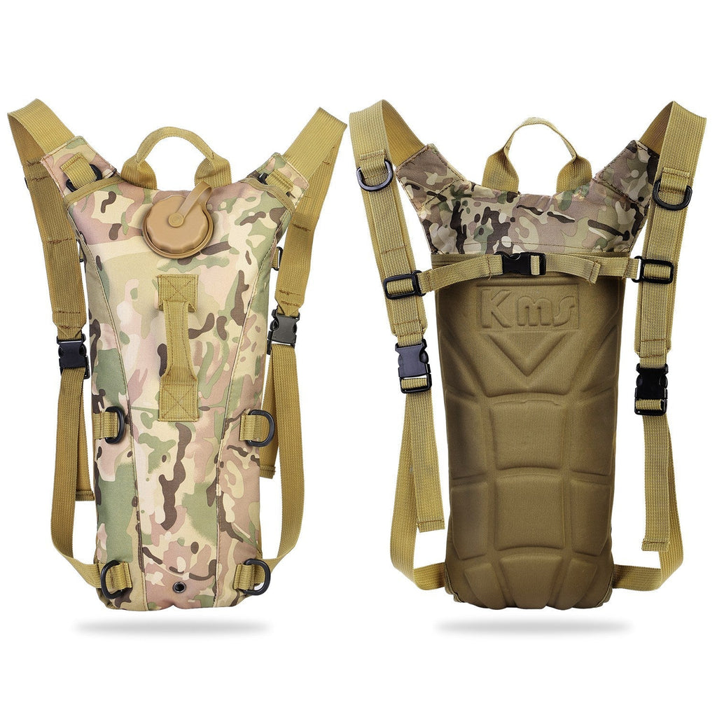 Tactical Hydration Pack 3L Water Bladder Adjustable Water Drink Backpack for Hiking Cycling Climbing Running