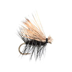 Black Elk Hair Caddis Classic Trout Dry Fly - 12 Flies Size 18