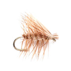 Tan Elk Hair Caddis Classic Trout Dry Fly - 12 Flies Size 18