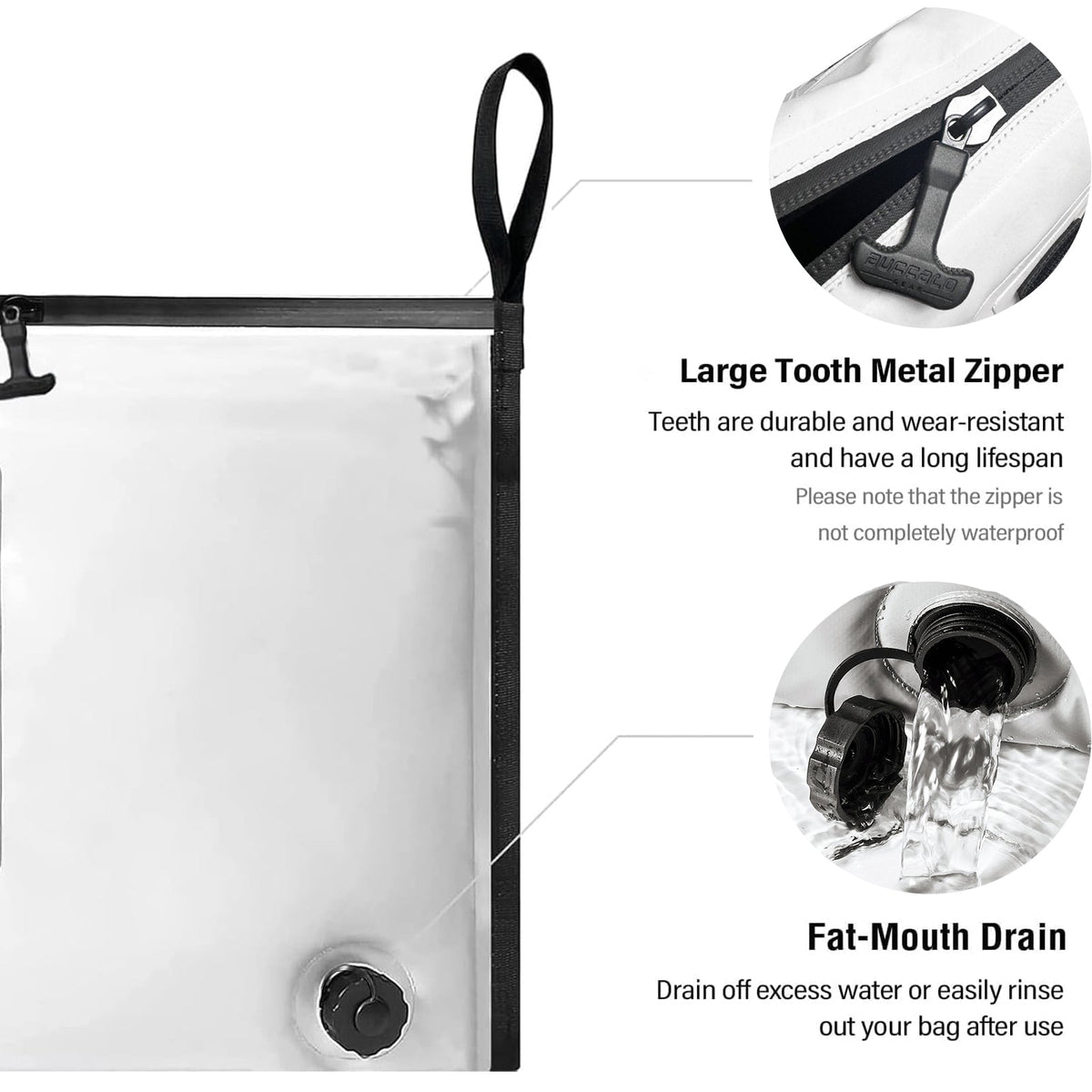 48x18" Insulated Fish Cooler Bag with Shoulder Strap