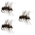 3 Pack Griffiths Gnat Midge Trout Dry Fly Size 18