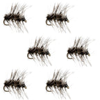 Griffiths Gnat Midge Trout Dry Fly - 6 Flies Size 22