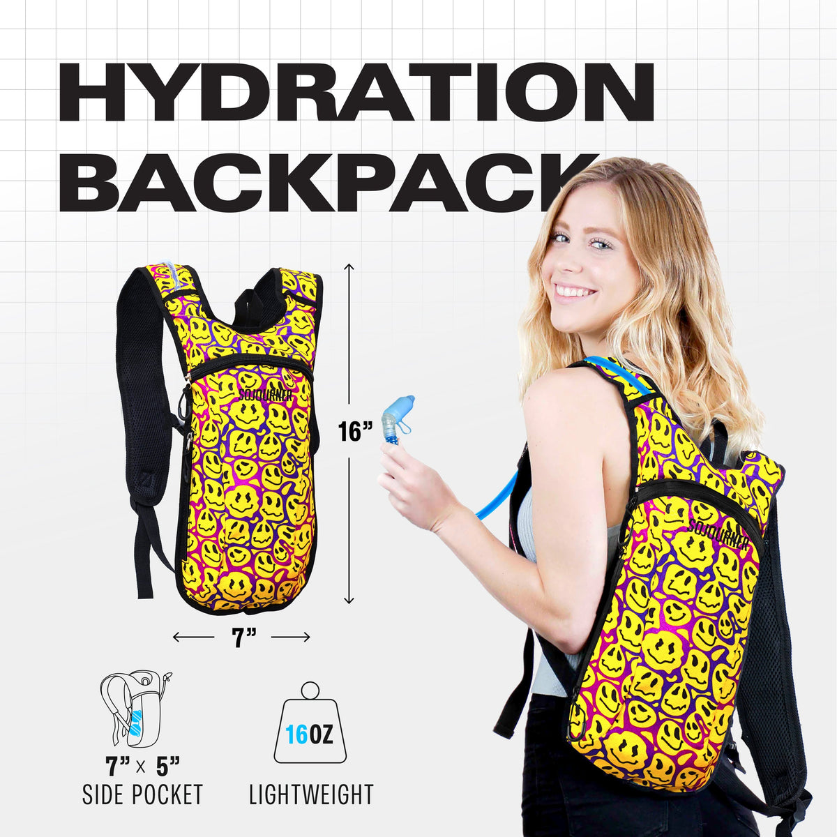 Hydration Pack Backpack (Small) with 2L Bladder