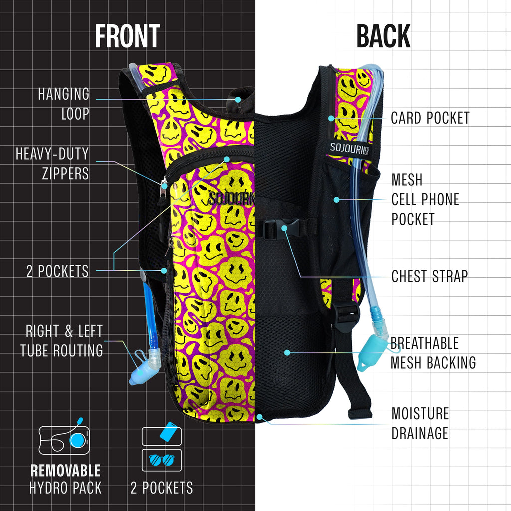 Hydration Pack Backpack (Small) with 2L Bladder