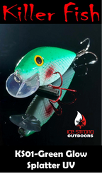 Ice Strong Outdoors - Killer Fish - Rattling Shallow Diver UV