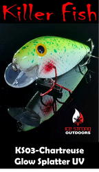 Ice Strong Outdoors - Killer Fish - Rattling Shallow Diver UV
