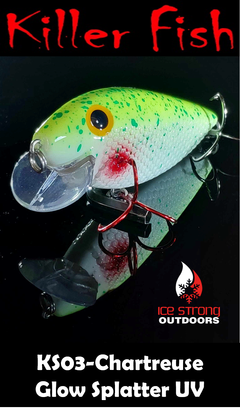 Ice Strong Outdoors - Killer Fish - Rattling Shallow Diver UV