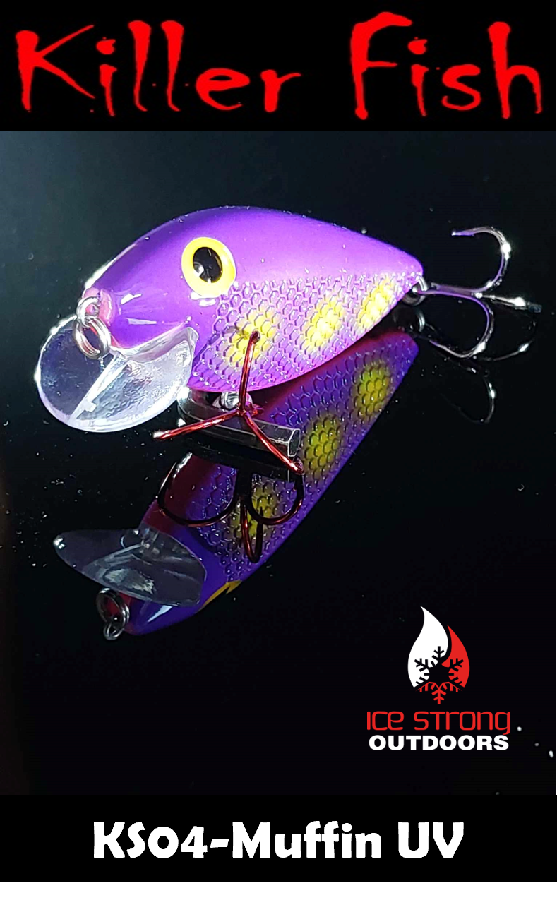 Ice Strong Outdoors - Killer Fish - Rattling Shallow Diver UV