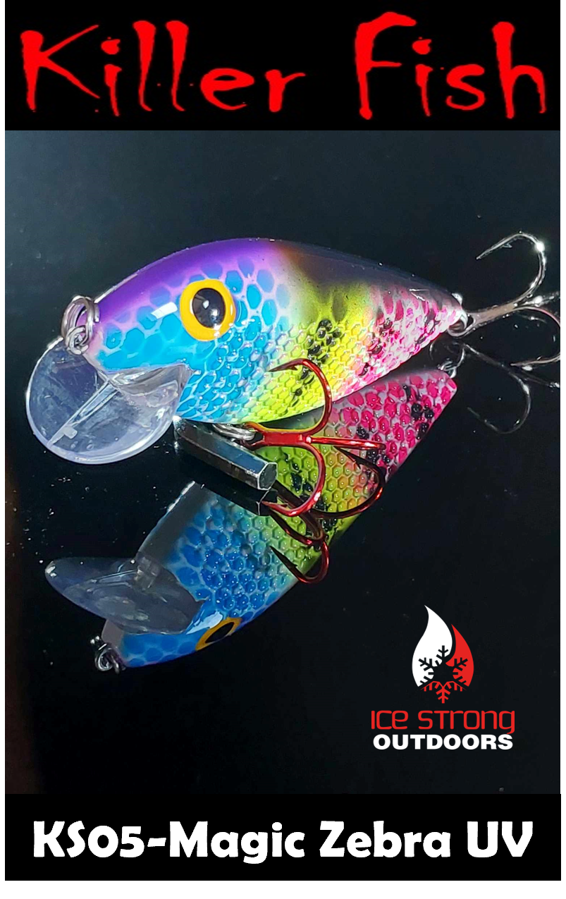 Ice Strong Outdoors - Killer Fish - Rattling Shallow Diver UV