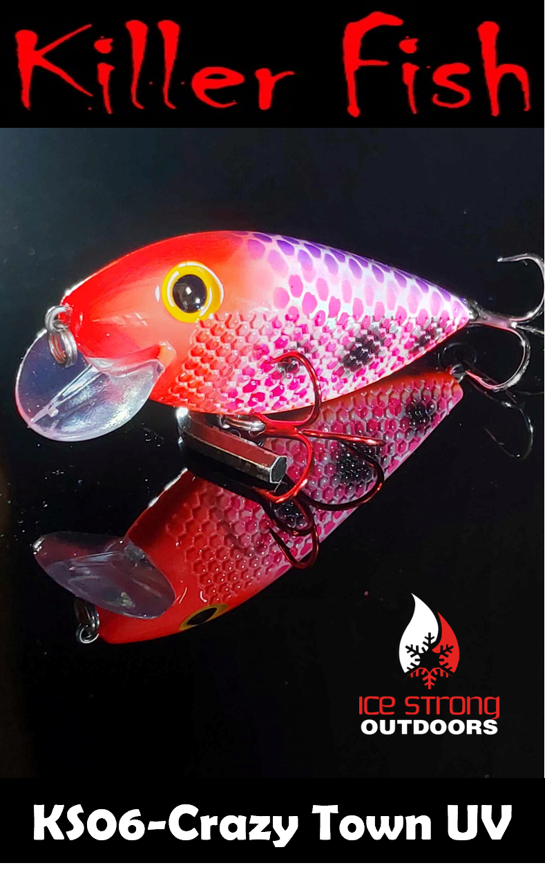 Ice Strong Outdoors - Killer Fish - Rattling Shallow Diver UV