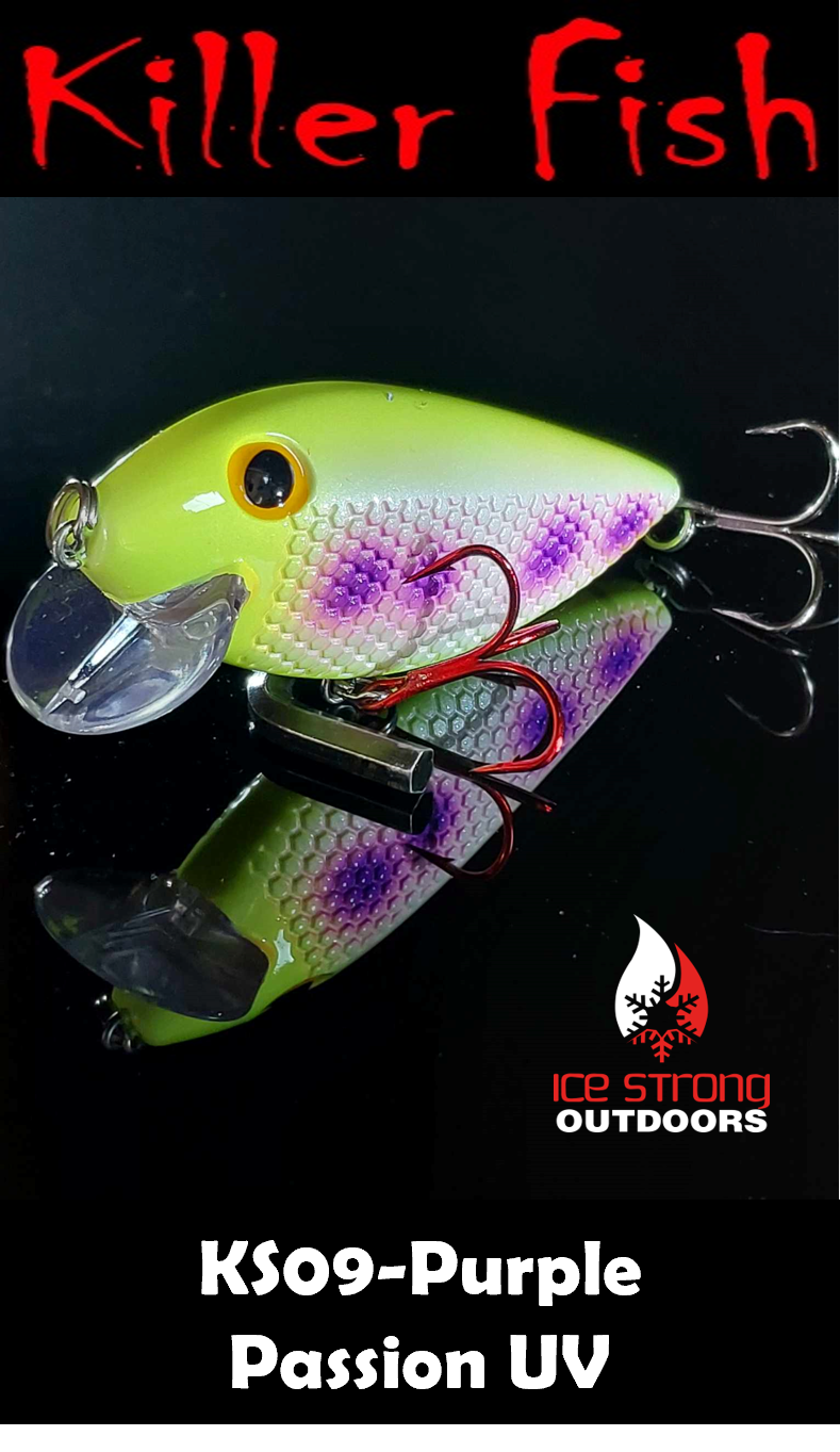 Ice Strong Outdoors - Killer Fish - Rattling Shallow Diver UV