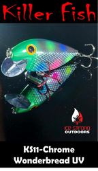 Ice Strong Outdoors - Killer Fish - Rattling Shallow Diver UV