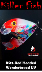 Ice Strong Outdoors - Killer Fish - Rattling Shallow Diver UV