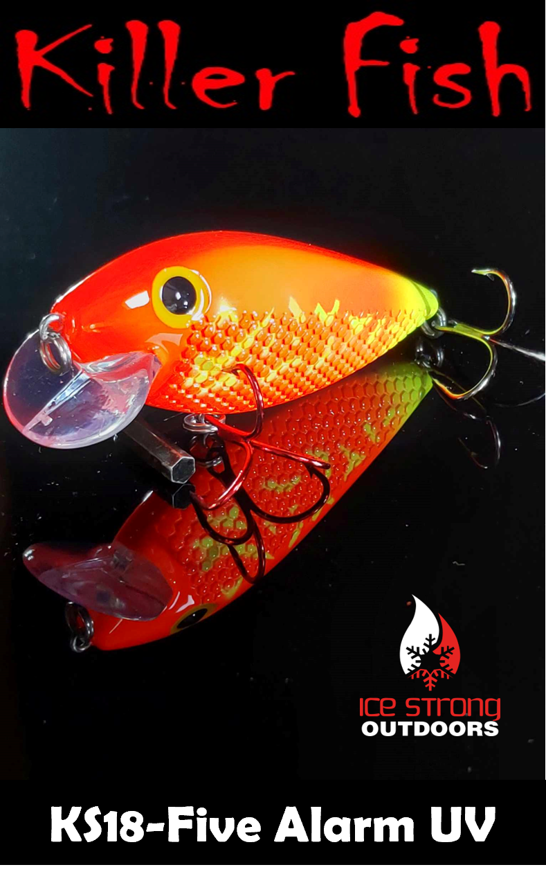 Ice Strong Outdoors - Killer Fish - Rattling Shallow Diver UV