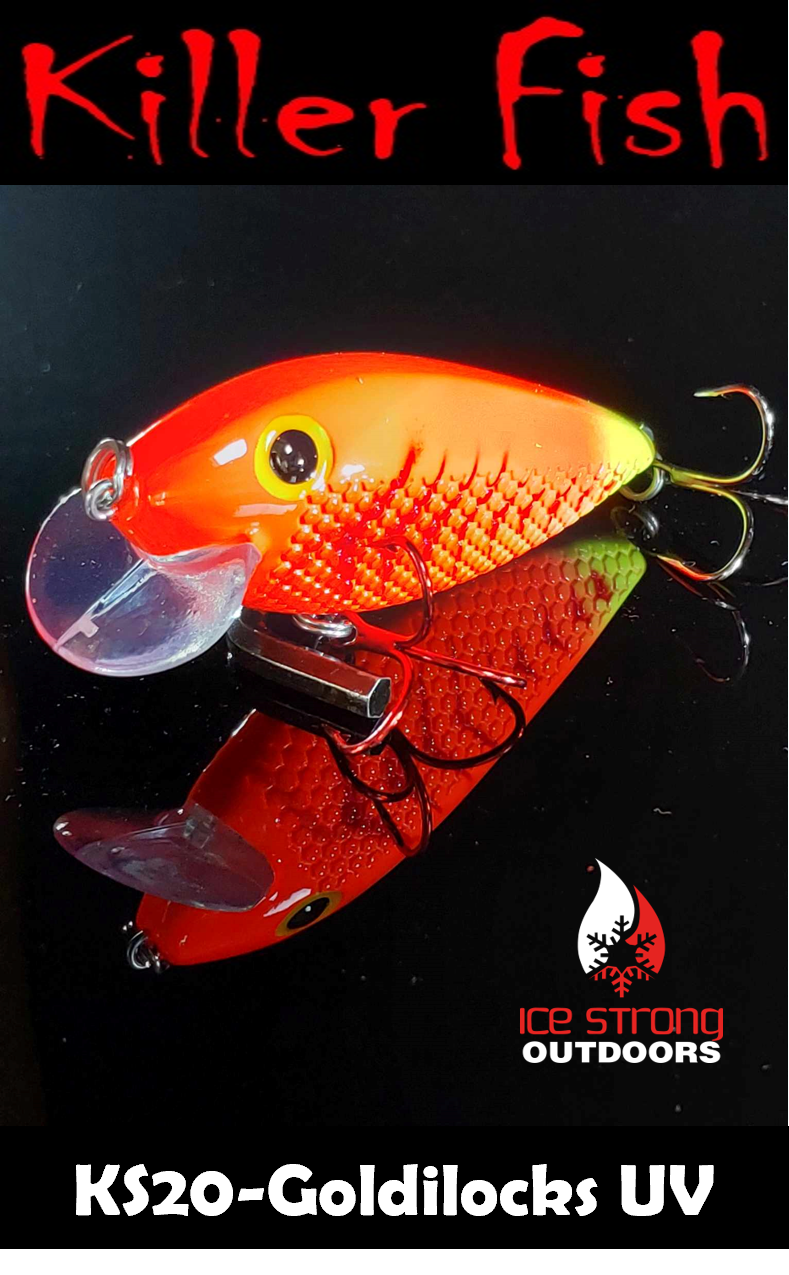 Ice Strong Outdoors - Killer Fish - Rattling Shallow Diver UV