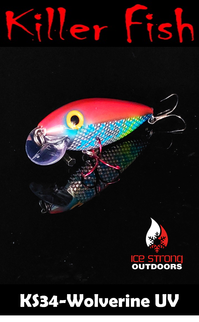 Ice Strong Outdoors - Killer Fish - Rattling Shallow Diver UV