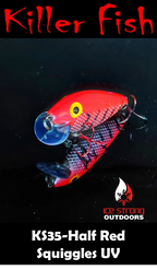Ice Strong Outdoors - Killer Fish - Rattling Shallow Diver UV