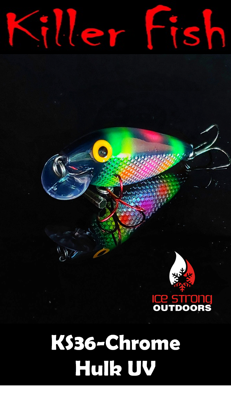 Ice Strong Outdoors - Killer Fish - Rattling Shallow Diver UV