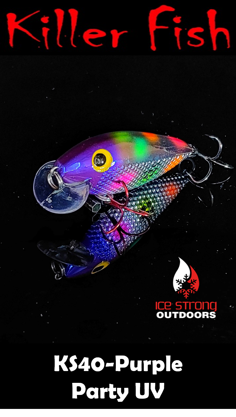 Ice Strong Outdoors - Killer Fish - Rattling Shallow Diver UV