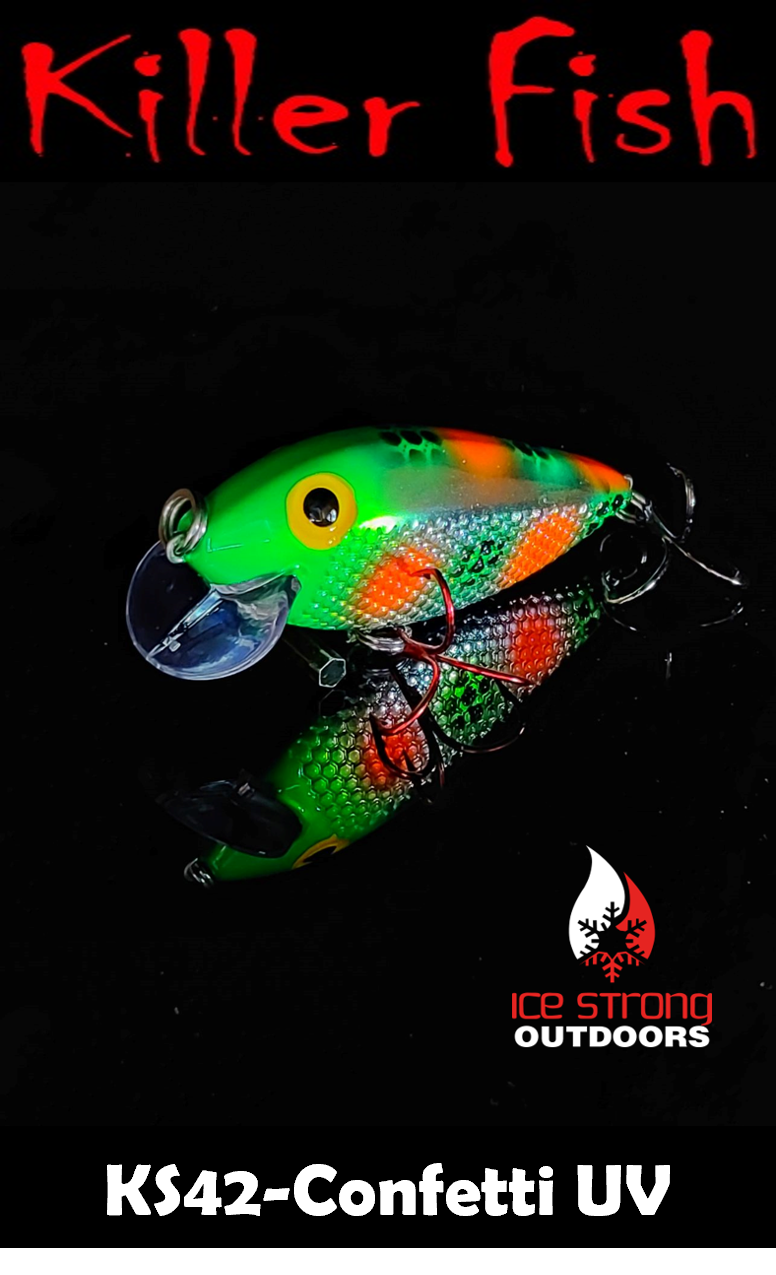 Ice Strong Outdoors - Killer Fish - Rattling Shallow Diver UV