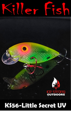 Ice Strong Outdoors - Killer Fish - Rattling Shallow Diver UV