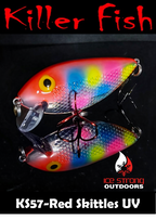 Ice Strong Outdoors - Killer Fish - Rattling Shallow Diver UV