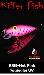 Ice Strong Outdoors - Killer Fish - Rattling Shallow Diver UV
