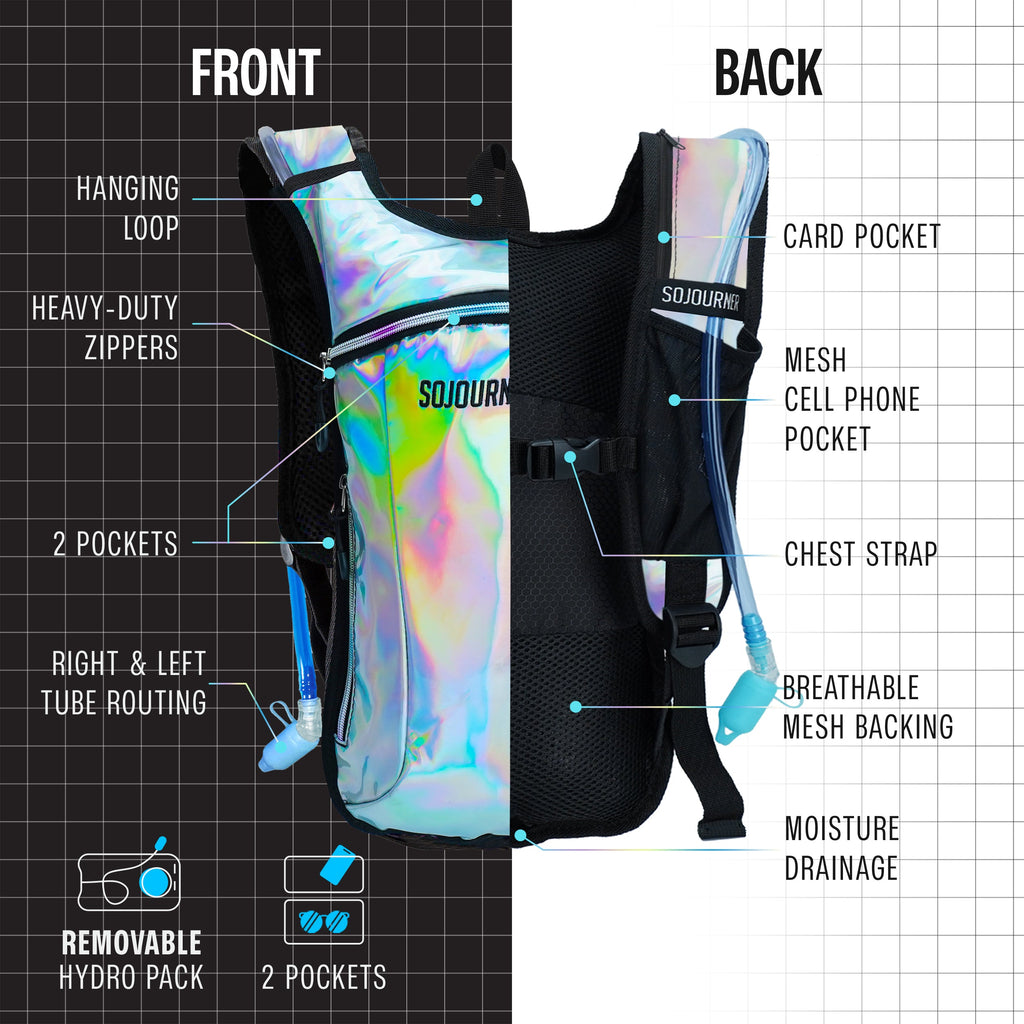Hydration Pack Backpack (Small) with 2L Bladder