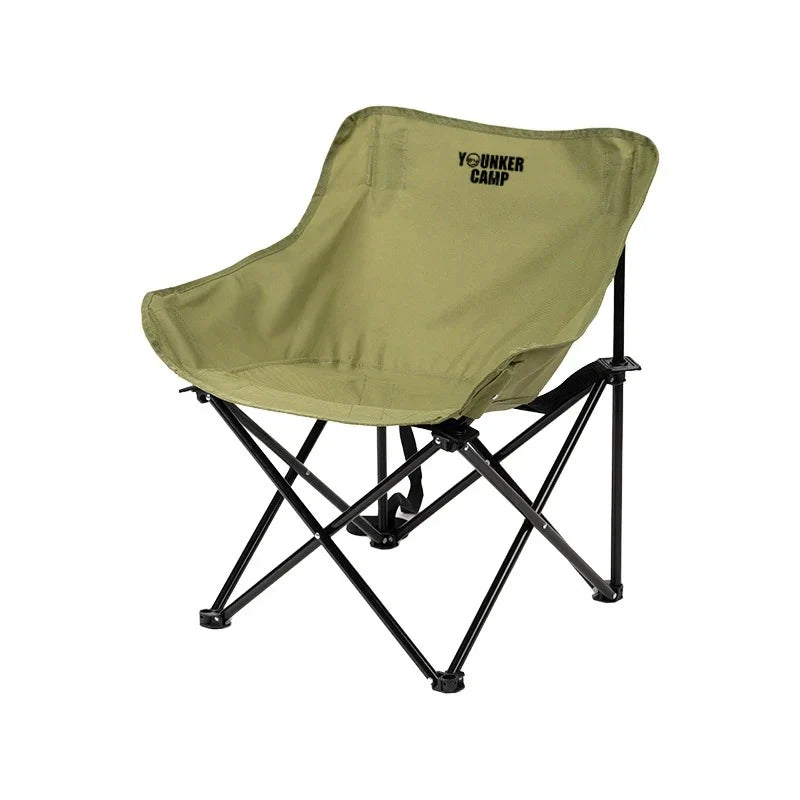 Outdoor Folding Moon Chair Portable Chair Camping Chair Picnic Gear Fishing Small Horse Stool Student Sketching