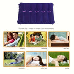 47x30cm Air Cushion Pillows Outdoor Camping Sleep Cushion Folding Square Inflatable Pillows Travel Backrest Plane Head Rest Big