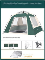 캠핑용품 땡처리 6-8 Person Camping Equipment Tent Waterproof Windproof Sun Shelter Instant Setup Family Tent for Outdoor