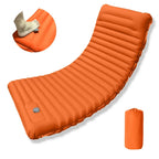 Outdoor Camping Sleeping Pad Folding Sleep Mat Beach Inflat Mattress with Pillows Ultralight Air Mat Travel Hiking New