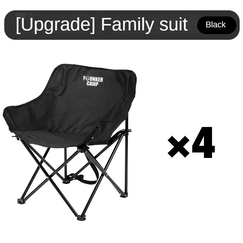 Outdoor Folding Moon Chair Portable Chair Camping Chair Picnic Gear Fishing Small Horse Stool Student Sketching