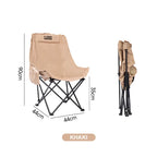 Outdoor Folding Moon Chair Portable Chair Camping Chair Picnic Gear Fishing Small Horse Stool Student Sketching