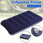 47x30cm Air Cushion Pillows Outdoor Camping Sleep Cushion Folding Square Inflatable Pillows Travel Backrest Plane Head Rest Big