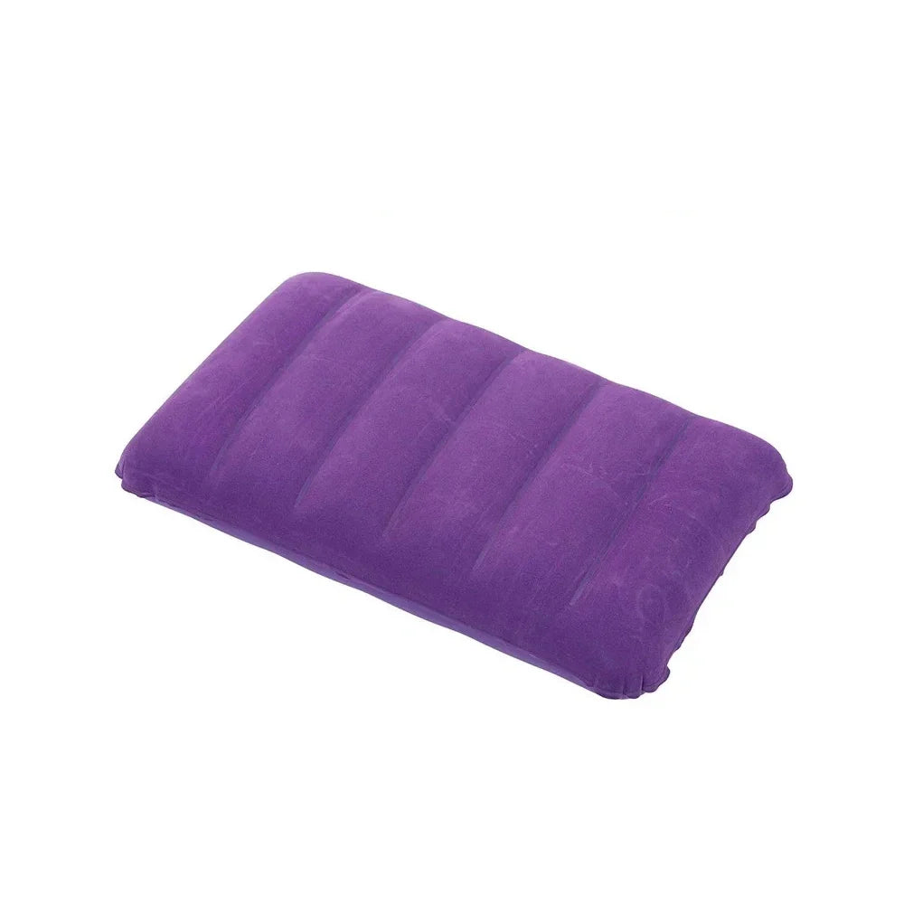 47x30cm Air Cushion Pillows Outdoor Camping Sleep Cushion Folding Square Inflatable Pillows Travel Backrest Plane Head Rest Big