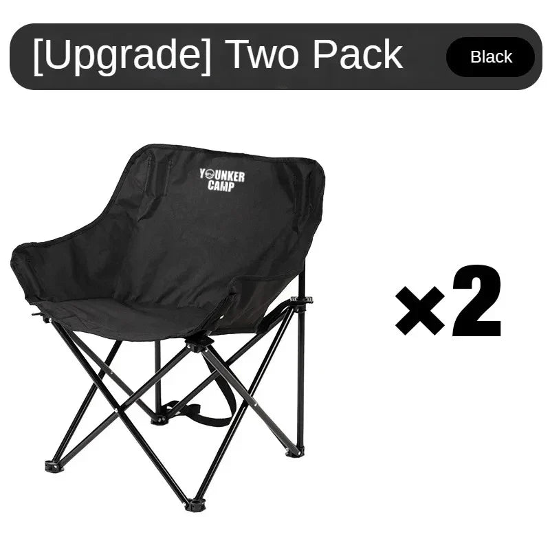 Outdoor Folding Moon Chair Portable Chair Camping Chair Picnic Gear Fishing Small Horse Stool Student Sketching