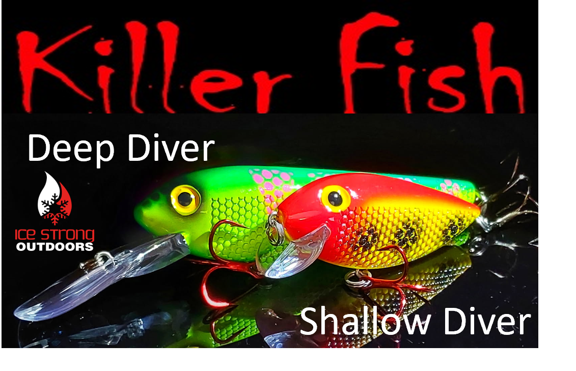 Ice Strong Outdoors - Killer Fish - Rattling Shallow Diver UV