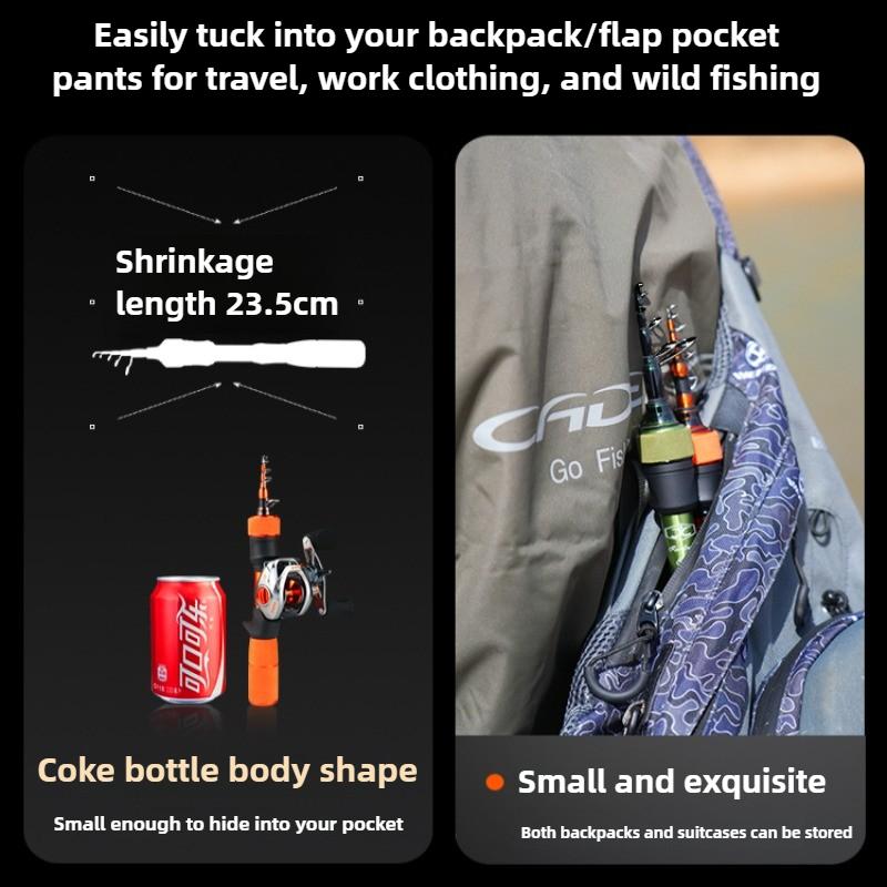 Mini Telescopic Micro Fishing Rod – Ultra-Short, Fast Action for UL Lures