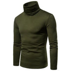 Suéter Cuello Alto Hombre Casual Térmico Manga Larga Ajustado Goocheer