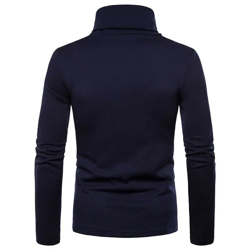Suéter Cuello Alto Hombre Casual Térmico Manga Larga Ajustado Goocheer