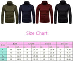 Suéter Cuello Alto Hombre Casual Térmico Manga Larga Ajustado Goocheer