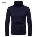 Suéter Cuello Alto Hombre Casual Térmico Manga Larga Ajustado Goocheer