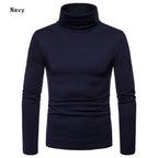 Suéter Cuello Alto Hombre Casual Térmico Manga Larga Ajustado Goocheer