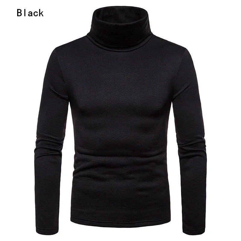 Suéter Cuello Alto Hombre Casual Térmico Manga Larga Ajustado Goocheer