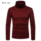 Suéter Cuello Alto Hombre Casual Térmico Manga Larga Ajustado Goocheer